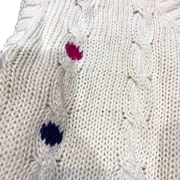 Vintage Boxy Fit Sweater Vest 80s 90s Ladies Petitie Large - Picture 6 of 8